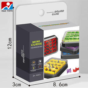 Juego de Mesa de Rompecabezas Curvo Mini Inteligente para Niños, con Colores Mezclados, para Entrenamiento de Observación y Concentración, Juguete Educativo Portátil de Escritorio - Product Image 4