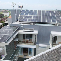 Différents système 4kw batterie photovoltaïque kit 6 kw avec accumulation systèmes d'énergie hybride éolienne et solaire sur/hors réseau à vendre
