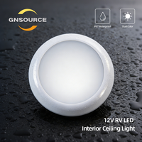 Vente Flash : Plafonniers LED modernes 12V en aluminium pour caravanes, avec variateur tactile, indice de protection IP66, pour éclairage intérieur.