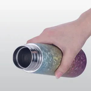Bouteille d'eau isotherme à double paroi en titane pur, écologique, ultra-légère, 6,7 oz (190 g), garde au chaud/au froid, personnalisable en métal - Product Image 3