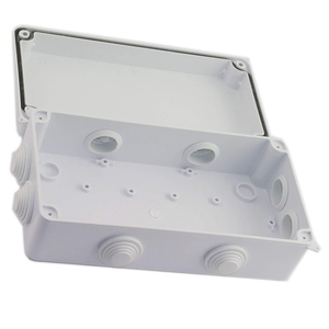 Caja de empalme Universal para proyectos eléctricos, carcasa de plástico ABS a prueba de polvo, impermeable IP65, color blanco, 15,7x13,8x4,7 pulgadas - Product Image 2