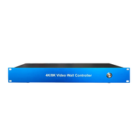 Expansor de Entrada HDMI DP de 2 Canales 8K60, Modo de Empalme 1X5 1X6 1X7, Resolución 3840X2400 1080P120, Procesador de Empalme de Video Wall, FCC CE