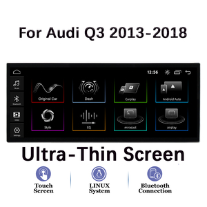 Écran multimédia de voiture, console <span class=keywords><strong>centrale</strong></span>, Carplay sans fil pour <span class=keywords><strong>Audi</strong></span> <span class=keywords><strong>Q3</strong></span> 2013-2018, navigation GPS, écran ultra-fin de 12,3 pouces - Product Image 1
