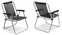 Chaise pliante d'extérieur en acier légère pour jardin, terrasse, plage, pêche, pique-nique, camping