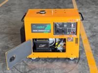 Générateur diesel personnalisé Gordon 5 kW 7 kW à châssis ouvert 1500 tr/min super silencieux 50 Hz 60 Hz 220 V 380 V monophasé et triphasé Vente directe usine