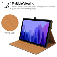 Casing penutup Tablet, dudukan Folio kulit PU Premium UNTUK Samsung Galaxy Tab A7 10.4 inci 2022/2020 T500