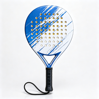Raquette de paddle en fibre de carbone pour enfants, conception OEM, prix d'usine, professionnelle, 3K/12K/18K, puissance de rotation supérieure, durable, divertissement