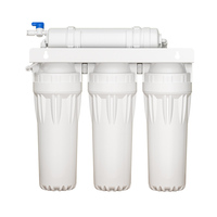 Filtre à eau domestique UF 5 étapes sous évier : améliore la saveur de l'eau, élimine les odeurs et les sédiments, purificateur pour consommation directe