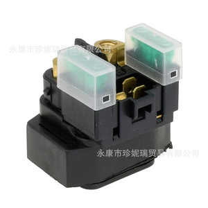รีเลย์สตาร์ทมอเตอร์ไซค์ยามาฮ่า 12V สีดำ ขั้วต่อแบบสกรู สำหรับ YFM250 660 YXR660 ใช้ซ่อมแซม - Product Image 4