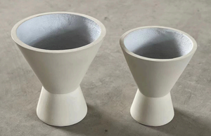 Bol nordique en forme de grand pied minimaliste salon vertical <span class=keywords><strong>jasmin</strong></span> taro grand <span class=keywords><strong>pot</strong></span> en argile de magnésium - Product Image 6