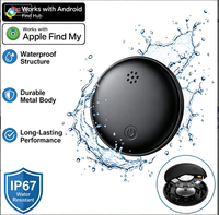 Traceur intelligent double système BLE pour localisation de clés compatible Apple Find My et Google Find My Device, vente en gros, batterie remplaçable, anti-perte