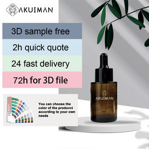 Флаконы-капельницы из янтарного стекла для эфирных масел и уходовой косметики с индивидуальной упаковкой, роскошные контейнеры для сывороток - Product Image 5