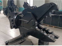 Pulvérisateur hydraulique rotatif pour béton, attache d'excavatrice, mâchoire de concasseur en acier AR500 pour travaux de démolition avec excavatrice de 12 à 18 tonnes