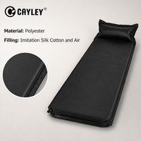 Matelas de camping auto-gonflant avec oreiller, tapis de couchage portable pour tente, randonnée, backpacking, voyage
