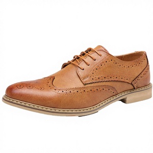 Chaussures plates pour hommes en PU souple à bout renforcé, respirantes, à lacets, mocassins pour mariage, bureau, été, automne, hiver - Product Image 2