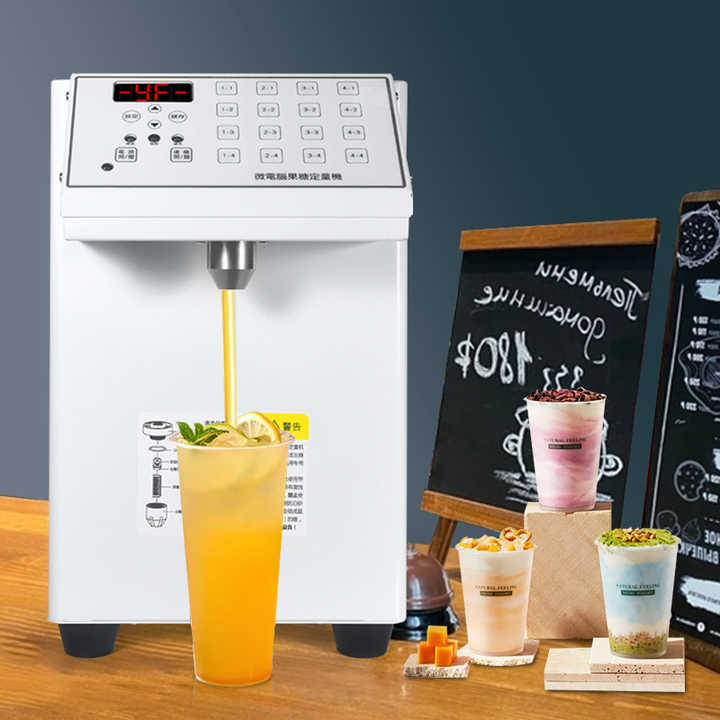Quantifier Machine MOSEENER Fructose Quantifier Commercial Milk Tea Shop Equipment ...