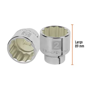 Juego de Llaves de Tubo de 3/4 de Pulgada, 12 Puntas, Marca TRUPER, Caja con 3 Unidades - Product Image 3