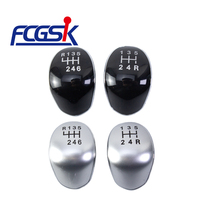 Sarung tuas persneling pengganti mobil Ford Fiesta 2008-2016 Focus 2005-2013 Manual warna perak
