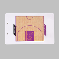 Pizarra Táctica de Baloncesto de PVC, Borrable, Impermeable, para Entrenamiento y Análisis Táctico