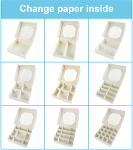 Custom White Brown Corrugated Board Rigid Square Food Grade <strong>Bakery</strong> Boxes Recycled Materials Cake Sushi Sugar Potato <strong>Chips</strong> - Product Image 5