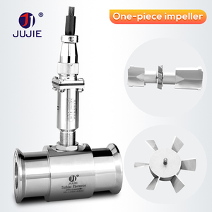 Lưu lượng kế nước sữa medidor de flujo de turbina rượu Flow <span class=keywords><strong>Meter</strong></span> xung 4-20mA RS485 dòng chảy Cảm biến nước - Product Image 4