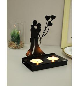 Bougeoirs creux en métal sculpté pour la décoration de table esthétique, parfaits pour les mariages et les fêtes en Inde - Product Image 4