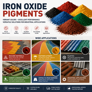 Pigmento per Cemento Yipin, Pigmenti Inorganici, Ossido di Ferro Rosso/Nero/Giallo per Costruzioni in Calcestruzzo e Mattoni - Product Image 1