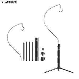 ขาตั้งไฟแบบยืดหดได้ YUANTOOSE ขนาด 42.5 ซม. ทำจากอลูมิเนียมอัลลอยด์ พับเก็บได้ พกพาสะดวก ใช้สำหรับตั้งกล้องถ่ายรูปและใช้งานกลางแจ้ง - Product Image 2