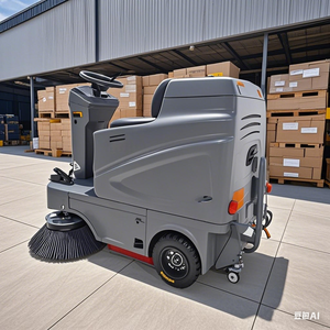 Großhandel Reinigungsmaschine Hofkehrmaschine Straßenkehrmaschine Elektrische Bodenkehrmaschine Straßenkehrmaschine - Product Image 5