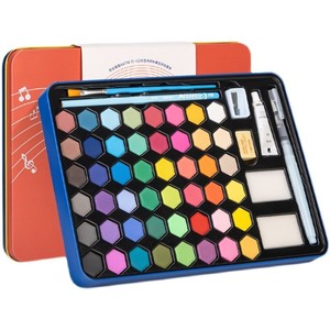 Ensemble de peinture à l'aquarelle solide Deli 73936, 24 couleurs pour les étudiants en art, 36 couleurs de <span class=keywords><strong>gouache</strong></span> solide, le meilleur choix - Product Image 1