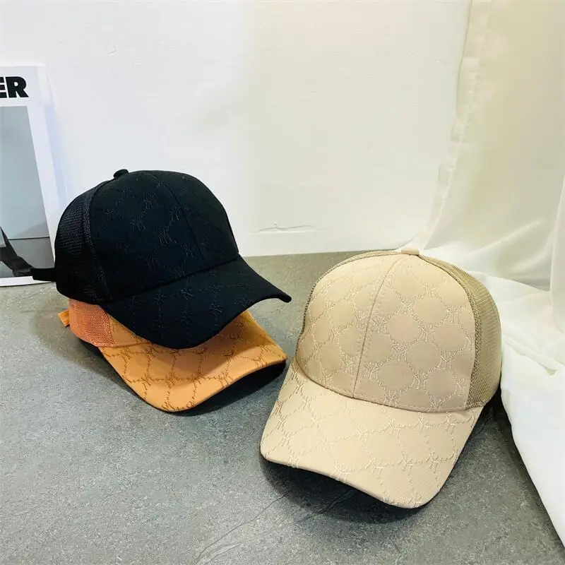 Topi merek terkenal untuk pria wanita topi desainer mewah topi Trucker jala kustom mode dengan cetak huruf panas