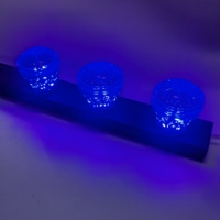 12V Cabochon Led Point Light 60mm 5050 RGB Étanche 24v Led Ampoule Avec Profil En Aluminium Amusement Ride Led Pixel Point Light