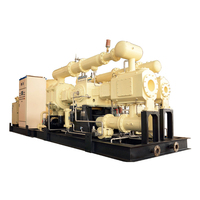 Compresseur CNG à piston 250 kW, lubrification sans huile, décharge sous pression atmosphérique 40 bars, débit 25 Nm³/min pour machine de remplissage CNG