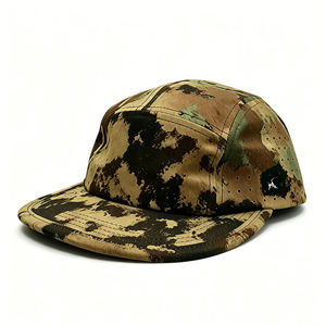 Gorra de Campamento con Logotipo Personalizado, Visera Plana, Secado Rápido, 5 Paneles, Impermeable, de Nailon, Deportiva, con Cierre a Presión, para Senderismo - Product Image 4