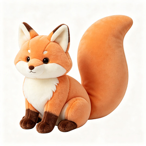Coussin Renard Lumineux Personnalisé Lavable en Machine, Peluche Douce et Moelleuse pour Magasin de Maternité et Coffrets Cadeaux Nouveau-né - Product Image 2