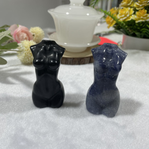 Bán buôn nữ mô hình cơ thể và thân khắc thủ công mỹ nghệ có sẵn trong hai vật liệu <span class=keywords><strong>OBSIDIAN</strong></span> Màu Xanh phốt pho màu xám - Product Image 2