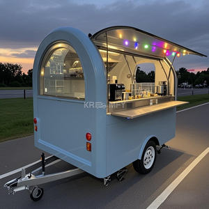 Camion de cuisine mobile rapide de rue, conforme aux normes australiennes 2025, remorque, cuisine, voiture congelée, personnalisable, avec DOT CE - Product Image 3