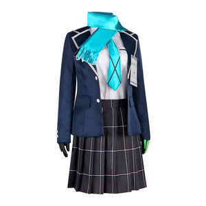 Star's Edge Blue Archive Sand Wolf Shirako Cosplay JK Uniform Jacket Skirt Scarf - Product Image 3