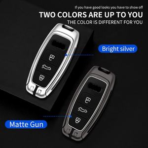 Étui de protection pour clé pliante en alliage de zinc pour <span class=keywords><strong>Audi</strong></span> C5 C6 R8 A1 A3 A4 A5 A6 A7 Q3 <span class=keywords><strong>Q5</strong></span> Q7 S6 B6 B7 B8 8P 8V 8L Tt Rs Rs3 S3 - Product Image 4