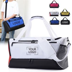 Sac de sport grande capacité personnalisé WSY5010 avec logo, sac de voyage d'affaires pour courtes distances, sac de bagage à main léger en gros - Product Image 1