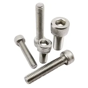 M1.4 M1.6 M2 M2.5 M3 M4 M5 M6 M8 M10 M12 M14 M16 304 A2-70 In Acciaio Inox DIN912 A Brugola Esagonale esagonale Socket Cap Testa Vite Vite