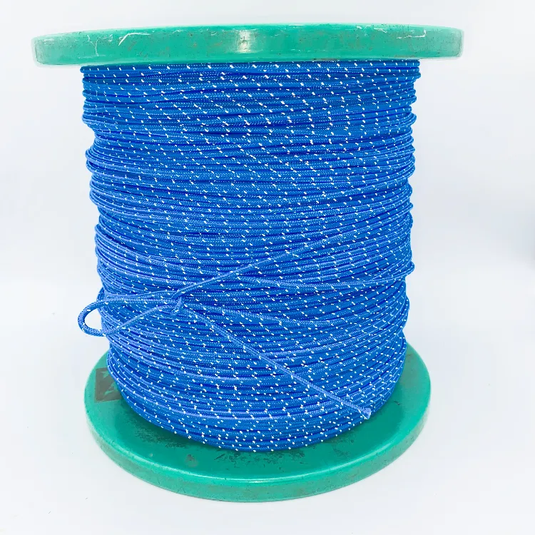 Blue 3mm Durable and UV Resistance Reflective Cord Multifunctional Reflective Outdoor Safety Reflective Rope