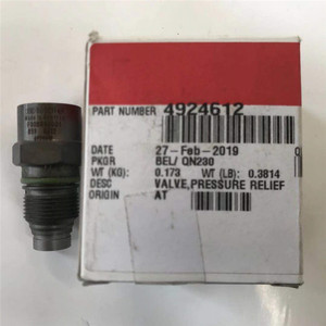 Válvula de Alivio de Presión QSK60 4924612 F00BR80092 Pieza Original de Equipo <span class=keywords><strong>Bosh</strong></span> - Product Image 4