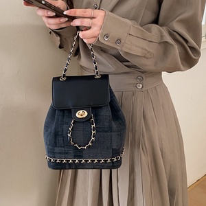 Mochila de Mujer con Cadena de Textura de Alta Calidad, Nueva Colección 2026, Gran Capacidad, Bolso de Moda con Cordón - Product Image 3