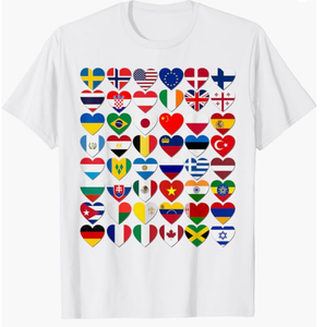 Camiseta <span class=keywords><strong>de</strong></span> Algodón con Diseño Personalizado <span class=keywords><strong>de</strong></span> León y Sol, Bandera <span class=keywords><strong>de</strong></span> Irán, con Impresión Digital - Product Image 2