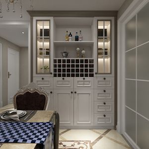 Meuble de séparation de salon de bar à vin de haute qualité sur mesure, armoire de bar à vin de luxe - Product Image 3