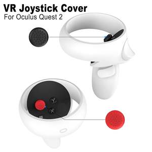 Pour Data Frog, housse de joystick en silicone pour <span class=keywords><strong>Oculus</strong></span> Quest 2, accessoires de jeu pour VR, pour Quest 2, <span class=keywords><strong>manette</strong></span> tactile - Product Image 3