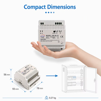 Alimentation à découpage compacte 30W pour rail DIN DR-30 12V 24V, boîtier plastique pour automatisation industrielle