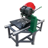 Scie à pont portative compacte pour blocs de granit et marbre, machine de découpe de pierre avec moteur en cuivre pur 380V 4KW, table de découpe de roche et de pierre