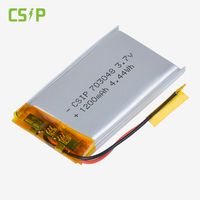 Batterie Li-Polymère 703048 3.7v 1000mAh 1200mAh LP703048 1000mAh Lipo Pouch Batterie Lithium-Ion Polymère pour Mini Haut-Parleur